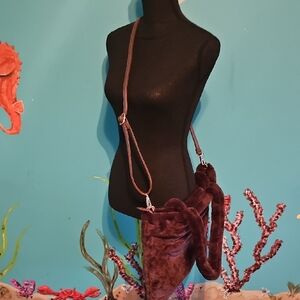 Chic Brown Faux Fur Shoulder Bag